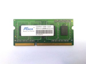 ASint 1GB SSY3128M8-EDJ1D запчасти для ноутбука