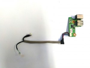 Доп. плата USB, разъема питания 34AT8DB0025 с шлейфами для HP dv6000 запчасти для ноутбука