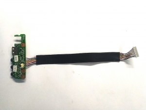 Доп плата USB, AUDIO 6-71-B410A-D03 с шлейфом IRU W150DA запчасти для ноутбука