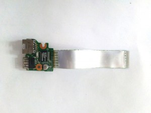 Доп плата USB, сетевого разъема DA0R65TB6D0 REV:D с шлейфом 33R65UB0020 для HP Pavilion 17-e000sr запчасти для ноутбука