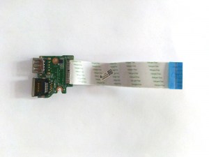 Доп плата USB, сетевого разъема DA0R65TB6D0 REV:D с шлейфом 33R65UB0020 для HP Pavilion 17-e000sr запчасти для ноутбука