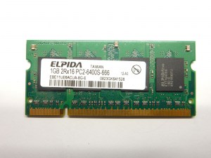 Elpida 1GB EBE11UE6ACUA-8G-E 1GB 2Rx16 PC2-6400S-666 запчасти для ноутбука