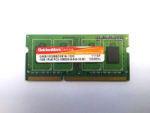 GoldenMars  GMB10028SOX819-1333 1GB 1Rx8 PC3-10600S-9-9-10-B1 запчасти для ноутбука