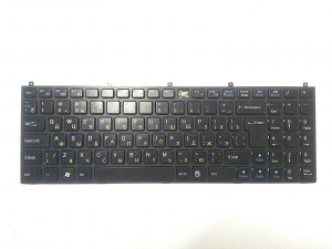 Клавиатура (неисправная) на кнопки MP-08J46SU-430 6-80-M9800-281-1 IRU W255BW DNS запчасти для ноутбука