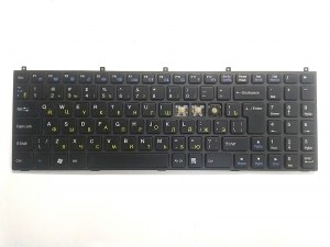 Клавиатура (неисправная) на кнопки MP-08J46SU-430 6-80-M9800-281-1 для DNS запчасти для ноутбука
