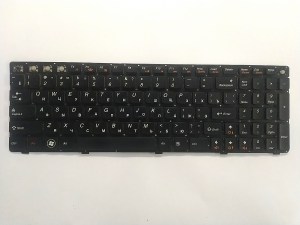 Клавиатура (неисправная на кнопки) 25-012436 V-117020CS1-RU Lenovo IdeaPad B570 B580 запчасти для ноутбука