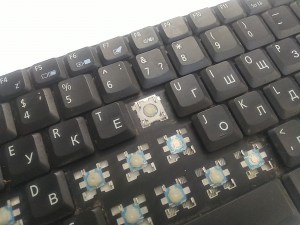 Клавиатура неисправная (на кнопки) AEZR6700110 ZR6 MP-07A53SU-920 Acer Aspire 6530, 9300, 5737 запчасти для ноутбука