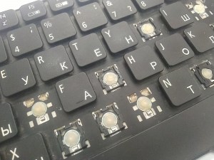 Клавиатура неисправная (на кнопки) AEZR7700210 ZR7 V104746AS3 для Acer запчасти для ноутбука