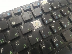 Клавиатура неисправная (на кнопки) MP-10B93SU-528 REV: R1.0 0KNA-2H1RU021 04GOA2H2KRU00 Asus Eee PC 1225 запчасти для ноутбука