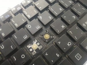 Клавиатура неисправная (на кнопки) MP-12A36SU-4304W 6-80-W37S0-281-1D для DNS запчасти для ноутбука