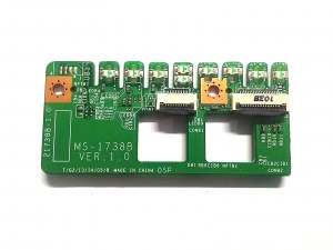 Плата кнопок тачпада и LED индикации MS-1738B VER: 1.0 MSI CX720 запчасти для ноутбука