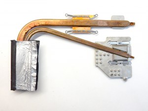 Радиатор, термотрубка Asus N53S запчасти для ноутбука