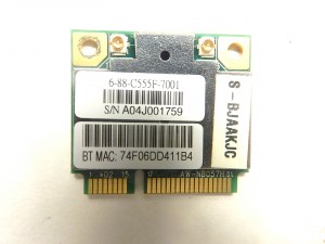 Wi-Fi+Bluetooth модуль для ноутбука Realtek RTL8188CEBT AzureWave AW-NB057H