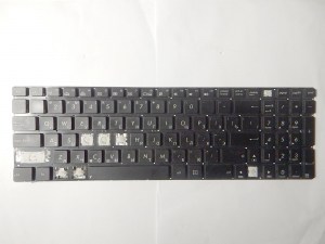 Клавиатура неисправная (на кнопки) 0KNB0-6621RU00 AENJ8701010 9Z.N8BBQ.K0R для ноутбука Asus N56 N56V N76