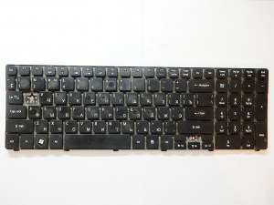 Клавиатура неисправная (на кнопки) V104702AS3 RU PK130C91104 REV: A00 для ноутбука Acer eMachines Packard Bell