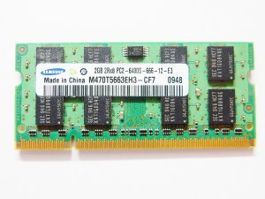 Оперативная память для ноутбука Samsung M470T5663EH3-CF7 2Gb 2Rx8 PC2-6400S-666-12-E3