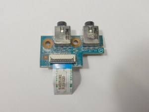 Плата AUDIO 48.4GK04.011 с шлейфом 50.4GK03.001 для ноутбука HP ProBook 4720s 4525s