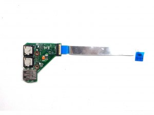 Плата AUDIO и USB E251244, 69NA3MA10E01-01 для ноутбука Asus Eee PC 1225С  с шлейфом