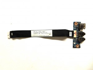 Плата AUDIO и USB с шлейфом LS7322P Rev: 1A, PBL50/60 USB CABLE DC02001AP00 REV: 0A для ноутбука Asus X53U K53U K53T K53Z