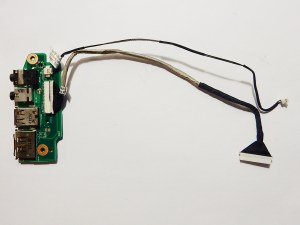 Доп плата USB, AUDIO 60.NZZAU1000-E01 с шлейфами 14G140336000 14G140280400 для ноутбука Asus N61 N61D