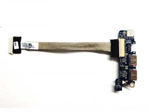 Плата USB с шлейфом 4359FMBOL12 B2, ICL50_USB CABLE DC02000EF00 REV: 1.0 для ноутбука Acer Aspire 5520 7520
