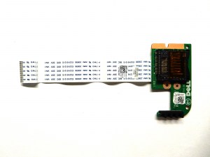 Плата картридера и LED индикации DAR05TH18D0 REV: D 0VM611 с шлейфом DEFC1379010 0TR67T для ноутбука Dell Inspiron 14z-N411z (P23GF, P23G001)