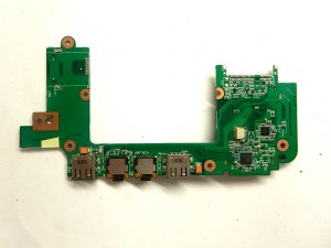 Доп плата кнопки включения, USB, картридера, Audio 1201PN_IO_BOARD REV. 1.1 для ноутбука Asus Eee PC 1201K