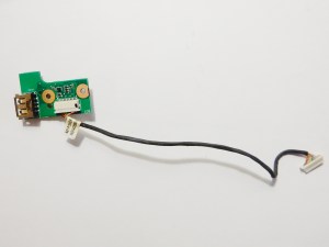 Плата кнопки включения, USB N61DA POWER BOARD REV: 2.1 60.NZZPS1000-E01 с шлейфом 14G140288010 для ноутбука Asus N61D