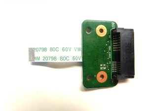 Плата разъема DVD на шлейфе 69N0BNJ10A01 для ноутбука DNS C17A (0170702)