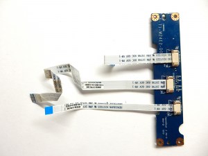 Плата кнопок тачпада с шлейфами 6-71-W24E2-D01-1A 6-43-C4502-010-2 6-43-C5500-010-2 E5120Q 6-43-E51Q0-010-2 для ноутбука DNS (0164766, W253ELQ)